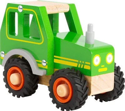Small Foot 11078 Tractor Made of Wood for Children 18 Months and Older, FSC 100% - Image 1 of 4