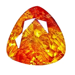 1.21 Ct Sphalerite Dainty UnHeated Multi Color (6 x 6 mm) Trillion Cut Gemstones - Picture 1 of 7