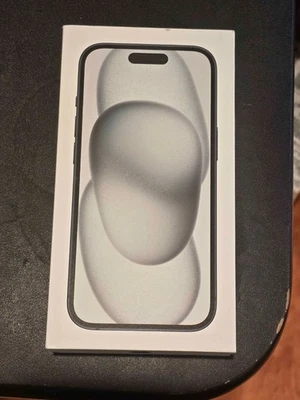 Apple iPhone 15 128 GB Negro T-Mobile Bloqueado Nuevo Sellado de Fábrica Foto 1 de 3