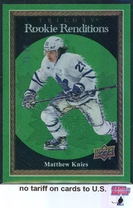 2023-24 Upper Deck Trilogy Rookie Renditions Green #RR27 Matthew Knies 73/99 - Bild 1 von 2