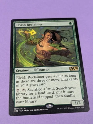 MTG Magic: Core Set 2020: Elvish Reclaimer #169/280 Rare - LP - Image 1 of 2