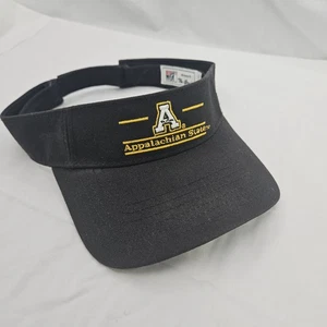 Visera de golf negra Appalachian State Mountaineers correa ajustable para el juego - Imagen 1 de 8
