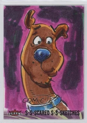 2024 Fleer Scooby Doo S-S-Scared S-S-Sketches Joe Rubinstein Auto Sketch 8s6 - Image 1 of 3
