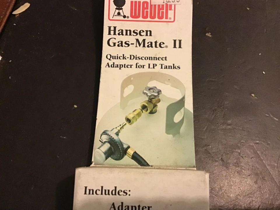 Adaptador de desconexión rápida Weber Hansen Gas-Mate #9800 Foto 1 de 1