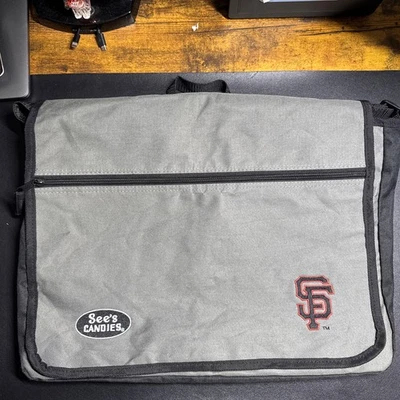 Bolso mensajero para computadora portátil San Francisco Giants See's Candies SF Foto 1 de 2