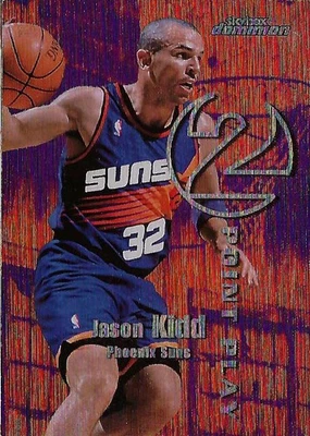 Jason Kidd/Mike Bibby 1999-00 Skybox Dominion 2 Point Play Plus Salón de la fama Foto 1 de 2