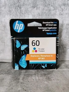 Original HP 60 Tri-Color Genuine Ink Cartridge Standard Yield Expired: Jul.2025 - Picture 1 of 2