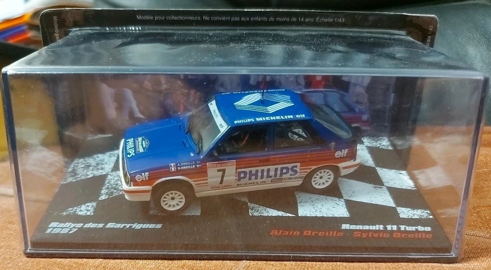 MODELLINO AUTO 1:43 - RENAULT 11 TURBO - LE LEGGENDE DEL RALLY - Immagine 1 di 1