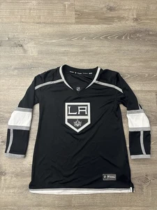 Los Angeles Kings NHL Hockey Trikot Fanatics schwarz weiß Damengröße Large neu ohne Etikett - Bild 1 von 9