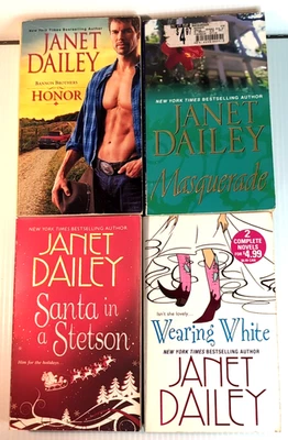 Contemporary Romance Paperback Book Janet Dailey 4x Santa In A Stetson Foto 1 de 4