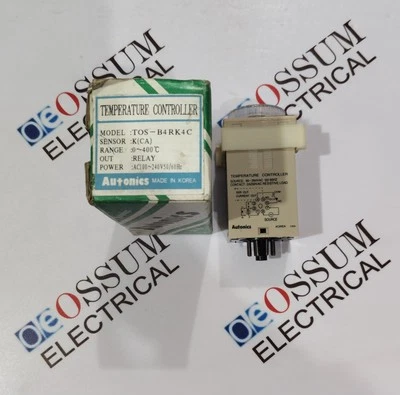 AUTONICS TOS-B4RK4C TEMPERATURE CONTROLLER VOLTAGE 100-240VAC FAST SHIP - Image 1 of 4