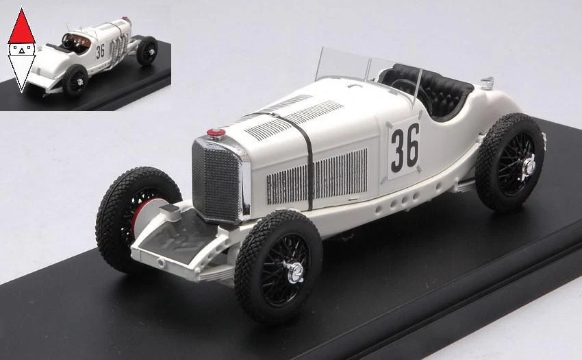 1/43 RIO MERCEDES BENZ SSKL N 36 3rd AVUS GP 1931 WHITE - Immagine 1 di 3