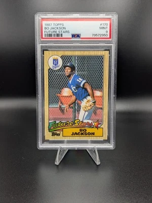 Topps Bo Jackson Future Stars 1987 RC #170 PSA 9 como nuevo reales Foto 1 de 2