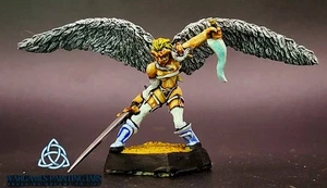 Painted Angel female warrior for DnD or wargames collectible miniature - Picture 1 of 8