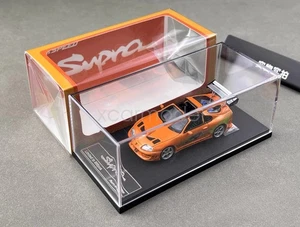 Figura Convertible FS 1:64 Escala Naranja Supra A80 Deportes Diecast Metal Regalos - Imagen 1 de 6