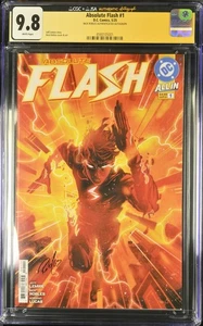 Absolute Flash #1 CGC 9.8 Nick Robles Cover signiert von Nick Robles - Bild 1 von 2