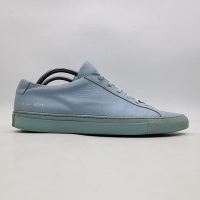 Common Projects Achilles Low Men's EU 44 Leather Powder Blue Trainers Sneakers - Image 1 of 4