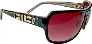 SUNGLASSES By Jimmy Crystal New York Made with Swarovski Crystal GL 989 NEW - Picture 1 of 7
