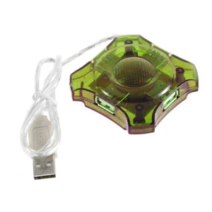 HUB MOLTIPLICATORE 4 PORTE POSTI USB X NOTEBOOK E COMPUTER NOTEBOOK HIGH SPEED - Foto 1 di 3