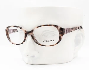 Versace Eyeglasses Glasses VE 3179B 999 Pink Brown Tortoise w/ Crystals 54mm - Picture 1 of 9
