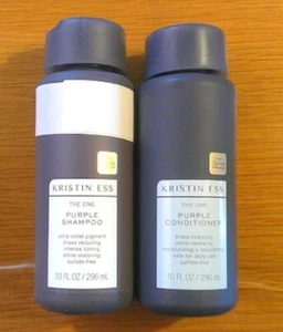 Lot Of 2 Kristin Ess The One Purple Conditioner 10oz EACH 2 PACK FREE SHIP - Picture 1 of 2