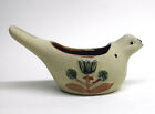 Vintage Hanging Southwestern Art Pottery Dove Flower Pot Bird Planter