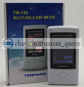 TENMARS TM-190 EMF Meter Gauss 3-axis Magnetic Electric RF Field Strenght - Picture 1 of 8
