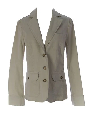 Chaqueta informal con botones beige beige para mujer Gant 448006 $195 NUEVA Foto 1 de 2
