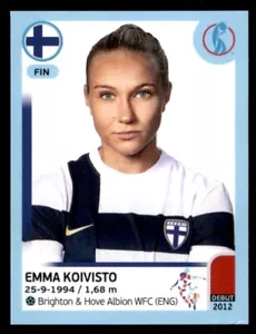 Panini Women's Euros 2022 Sticker - Emma Koivisto Finland No. 183 - Picture 1 of 2