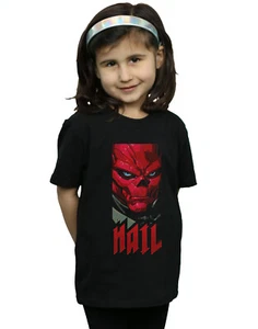 Marvel Bambine e ragazze Avengers Hail Red Skull Maglietta Nero 7-8 Anni - Foto 1 di 3