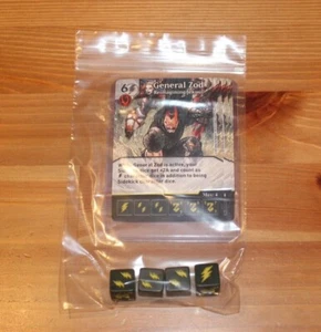 Dice Masters Kryptonite Crisis * GENERAL ZOD * RARE Uncommon Set CUR 4 dice - Picture 1 of 1