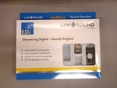 ESU 58419 - LOKSOUND LEER DECODER 21 MTC mit lautsprecher 11x15 mm - Immagine 1 di 2