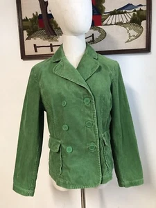 Blazer corto Ann Taylor Loft Petites verde pana talla mediana pequeño 100 % algodón - Imagen 1 de 21