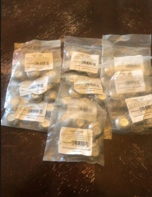 Lote de 40 (10 paquetes de 4 quilates) hundidores de cojín de 2 oz - plomo con ojal incrustado - pesca Foto 1 de 3