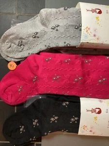 3 Sets ❤️ GIRLS DESIGNER TIGHTS - Children L - 7T / 8T- Age 7 to 8 - NEW / Tags - Picture 1 of 13