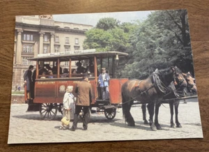 Vintage Omnibus Wawel-Rynek Route Horse Pulled Passenger Bus Poland Postcard - Picture 1 of 9