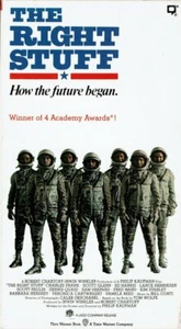 The Right Stuff  Scott Glenn Ed Harris   2 CASSETTES  USED VERY GOOD VHS - Picture 1 of 2