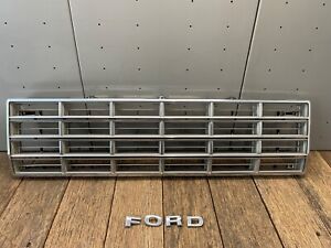 1980Ford F150 F250 F350 Bronco Truck Pickup Grill Grille Early Style Chrome OEM