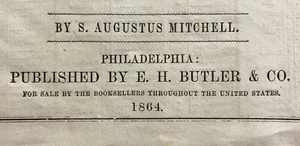 1864 Mitchell's Ancient Atlas 12 Antique Maps Color Small Folio - Picture 1 of 12