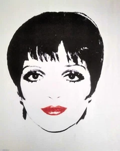 Litografía Liza Minnelli de Andy Warhol Hermosa Arte POP #Regalo Único Arte Warhol - Imagen 1 de 3