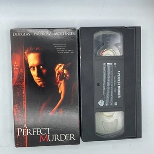 Perfect Murder, A (1998), VHS Movie, Warner Home Video (1998), Paltrow x Douglas - Picture 1 of 2