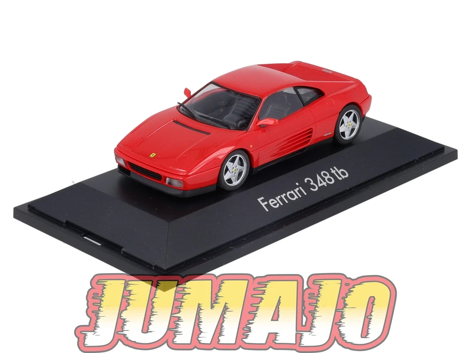 FER40 voitures plastiques 1/43 Herpa : 1010 FERRARI 348 tb rouge - Photo 1/4