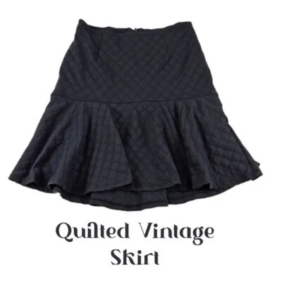 David Lerner Falda Patinadora Retro Acolchada Gris Oscuro, Talla S Foto 1 de 4