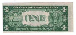 1935A 1$ Major Misaligned Back 3826C - Picture 1 of 3