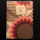 Orla Kiely Scalloped Paper Notebook Giant Sunflower 128 Ruled Pgs Note Pad Rare