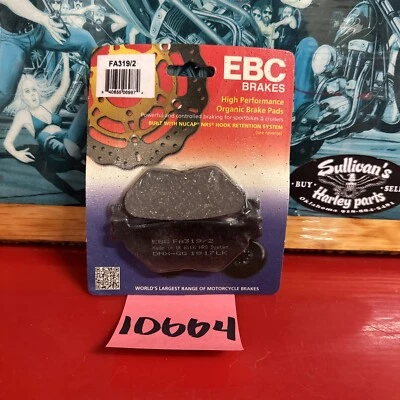 Pastilhas de freio orgânicas EBC FA319/2 Yamaha Motorcycles Raider Stratoliner Vstar - Imagem 1 de 4