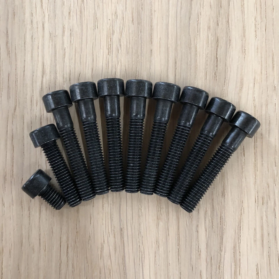 Befestigungsset Motorschrauben Seitendendeckel schwarz Simson S51 Kr51/2 - Bild 1 von 1