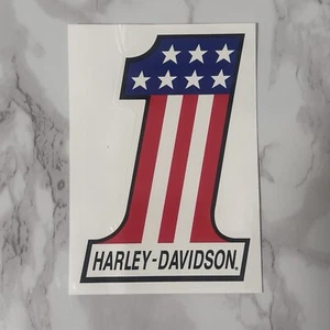 FOR HARLEY DAVIDSON STYLE #1 GAS TANK DECAL/STICKER AUTHENTIC 1970’s XL 5.5”x4” - Bild 1 von 5