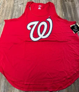 Brand New Womens Washington Nationals Red Bryce Harper Logo Tank Top Size 4XL - Picture 1 of 4
