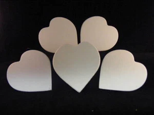 Heart Cutout Cardboard Shapes x 5 - Picture 1 of 1